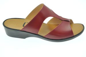 Solange mule avec cuir à tannage végétal