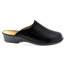 Pantoufle / Chausson Sophie mule fermée cuir Noir