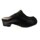 Sabot en poil vache noire