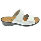  Maddy mule réglable par velcro Blanc
