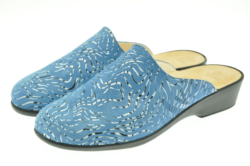 mule fermée cuir femme