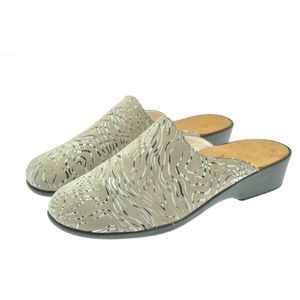 Acheter Sophie mule fermée cuir Vag taupe au meilleur prix