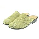 Pantoufle / Chausson Sophie mule fermée cuir Vag kiwi