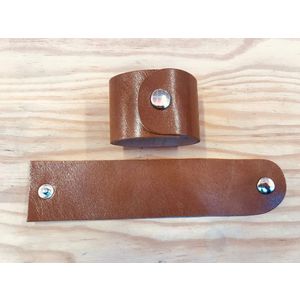 Acheter Rond de serviette en cuir RD Marron1 au meilleur prix