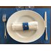 Acheter Set de table en cuir Mosa Bleu au meilleur prix