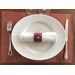 Acheter Set de table en cuir Mosa Rouille au meilleur prix