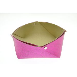 Acheter Corbeille en cuir grand modèle Mosa Pink au meilleur prix
