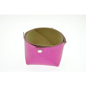 Acheter Corbeille en cuir petit modèle Mosa Pink au meilleur prix