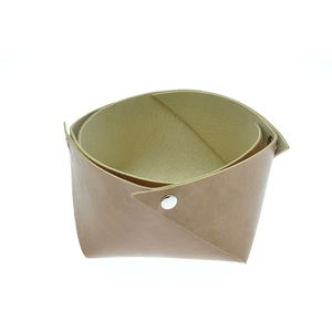 Acheter Corbeille en cuir moyen modèle Marron maro au meilleur prix