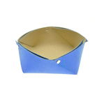  Corbeille en cuir grand modèle Mosa Bleu