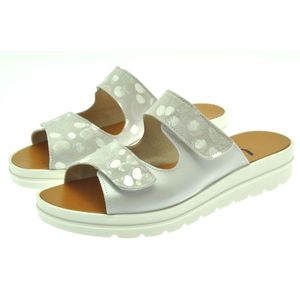 Acheter Mia Mule 2 brides réglables par velcros Ivoire/Soft blanc au meilleur prix