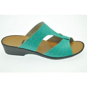 Acheter Mule Compensée Solange Mia turquoise au meilleur prix