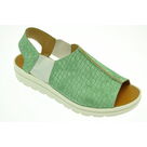  Sandale  en cuir Barbara Baya green tea